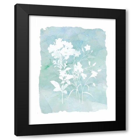 Silhouette Black Modern Wood Framed Art Print with Double Matting by Robinson, Carol