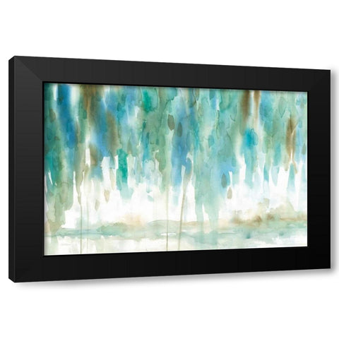 Rainwashed Black Modern Wood Framed Art Print by Robinson, Carol
