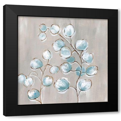 Eucalyptus III Black Modern Wood Framed Art Print with Double Matting by Nan