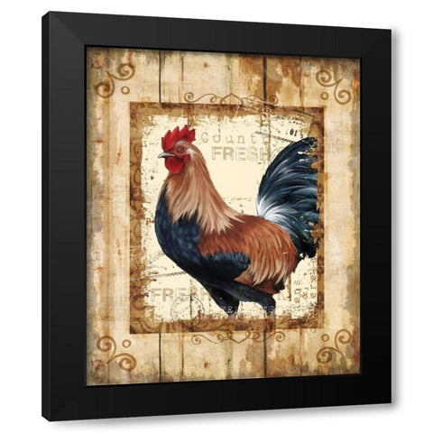 Country Fresh Black Modern Wood Framed Art Print by Knutsen, Conrad
