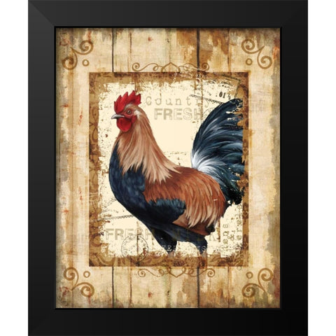 Country Fresh Black Modern Wood Framed Art Print by Knutsen, Conrad