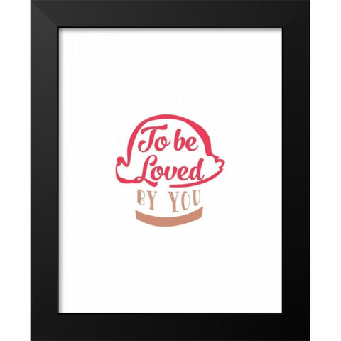 How Sweet It Is Black Modern Wood Framed Art Print by CAD Designs