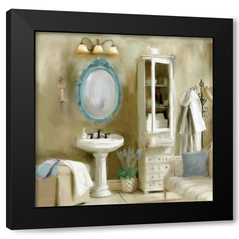 French Sink Black Modern Wood Framed Art Print by Robinson, Carol