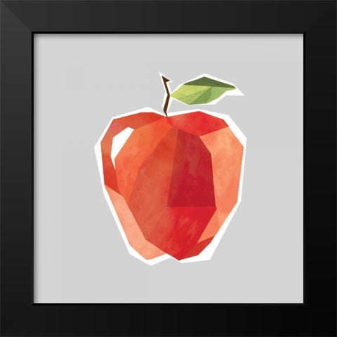 Facet Fruit Red Black Modern Wood Framed Art Print by Robinson, Carol