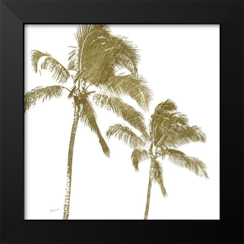 Palm Breeze I Black Modern Wood Framed Art Print by Craven, Katrina