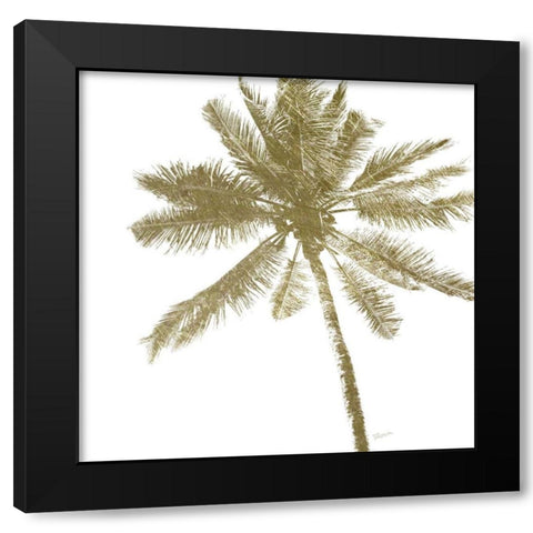 Palm Breeze II Black Modern Wood Framed Art Print by Craven, Katrina