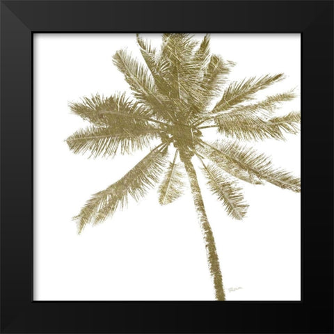 Palm Breeze II Black Modern Wood Framed Art Print by Craven, Katrina