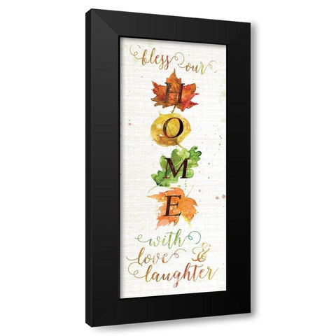 Fall Home Black Modern Wood Framed Art Print with Double Matting by Robinson, Carol