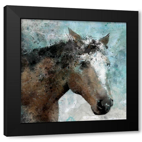 Trail At Dawn Black Modern Wood Framed Art Print by Robinson, Carol