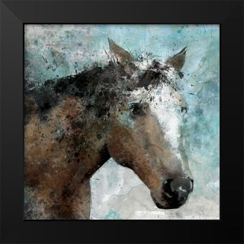 Trail At Dawn Black Modern Wood Framed Art Print by Robinson, Carol