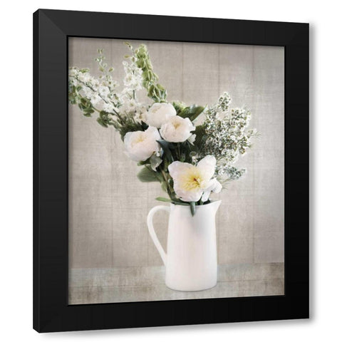 Farmhouse Bouquet I Black Modern Wood Framed Art Print by Delimont, Danita