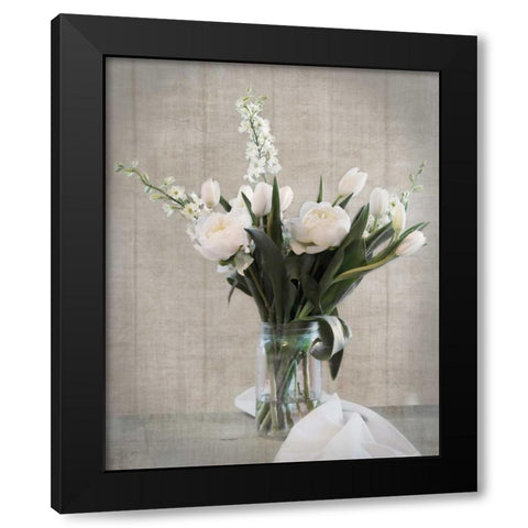 Farmhouse Bouquet II Black Modern Wood Framed Art Print with Double Matting by Delimont, Danita