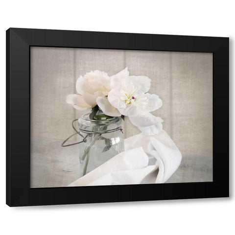 Mason Jar Bloom II Black Modern Wood Framed Art Print by Delimont, Danita