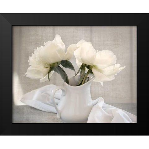 Farmhouse Blooms Black Modern Wood Framed Art Print by Delimont, Danita