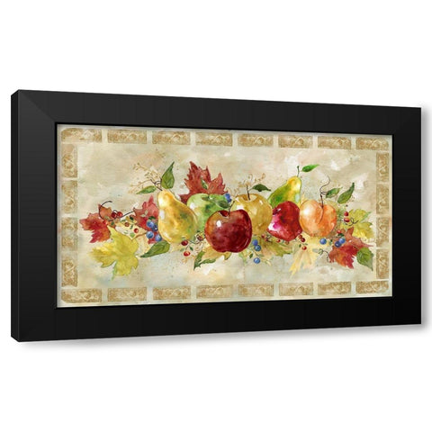 Venetian Fruit Black Modern Wood Framed Art Print by Robinson, Carol