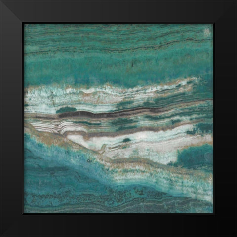 Azure II Black Modern Wood Framed Art Print by Jill, Susan