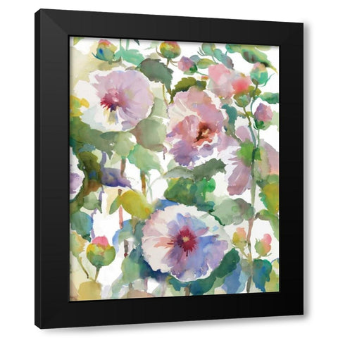 Summer Friends III Black Modern Wood Framed Art Print with Double Matting by Troise Heidel, Theresa