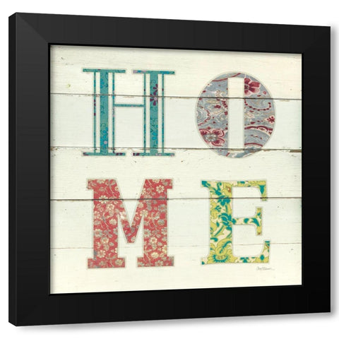 Country Home Black Modern Wood Framed Art Print with Double Matting by Robinson, Carol