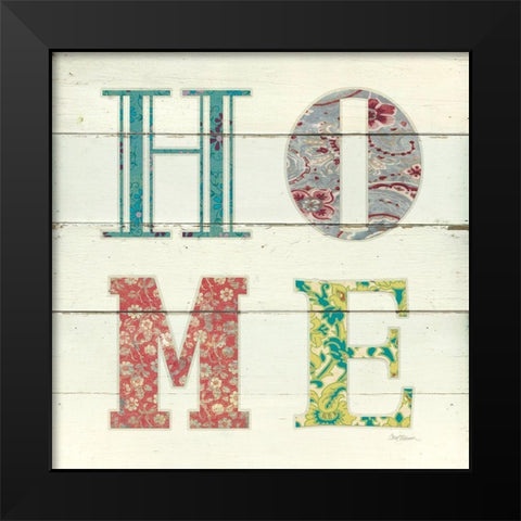 Country Home Black Modern Wood Framed Art Print by Robinson, Carol