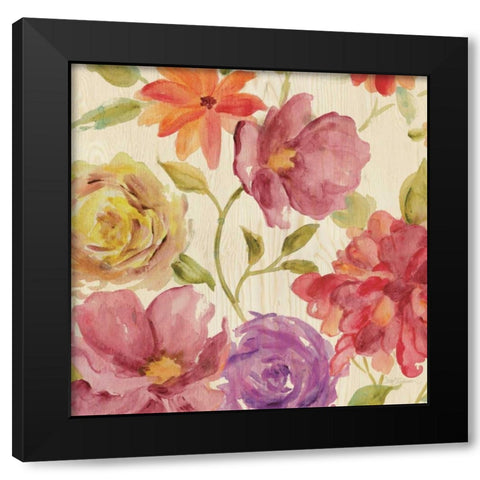 Summer Sorbet I Black Modern Wood Framed Art Print with Double Matting by Robinson, Carol