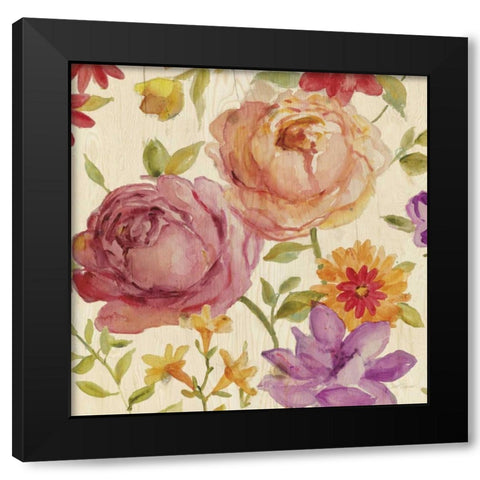 Summer Sorbet II Black Modern Wood Framed Art Print by Robinson, Carol