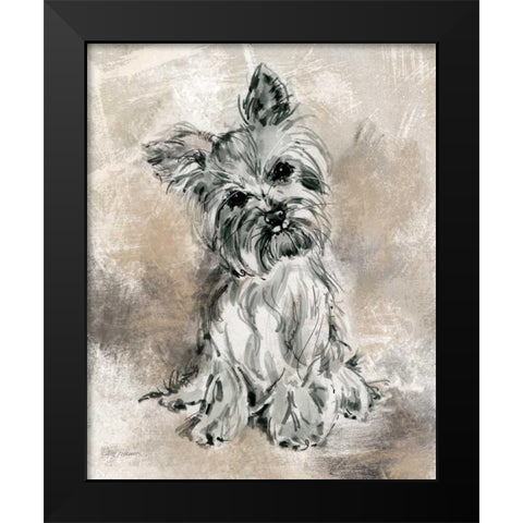 Sketchy Study Black Modern Wood Framed Art Print by Robinson, Carol