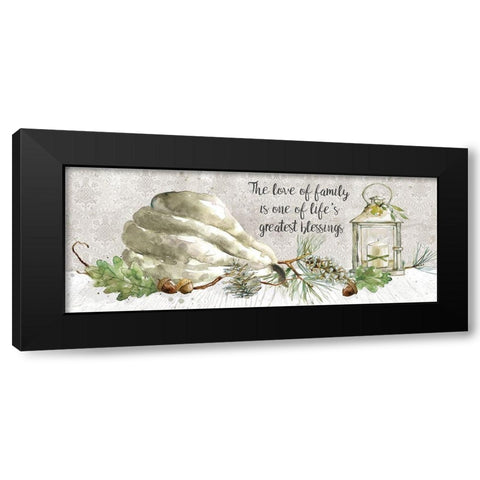 Greatest Blessing Black Modern Wood Framed Art Print with Double Matting by Robinson, Carol