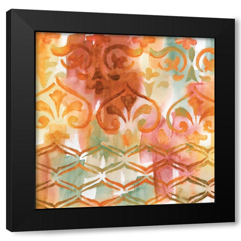 Soft Spice I Black Modern Wood Framed Art Print by Nan