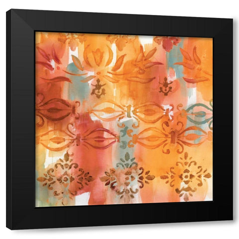 Soft Spice II Black Modern Wood Framed Art Print by Nan