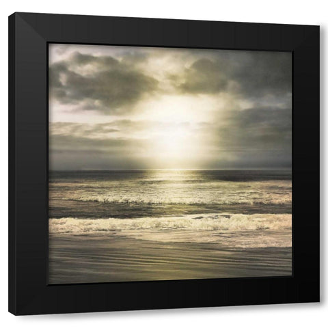 Suns Grace Black Modern Wood Framed Art Print by Calascibetta, Mike