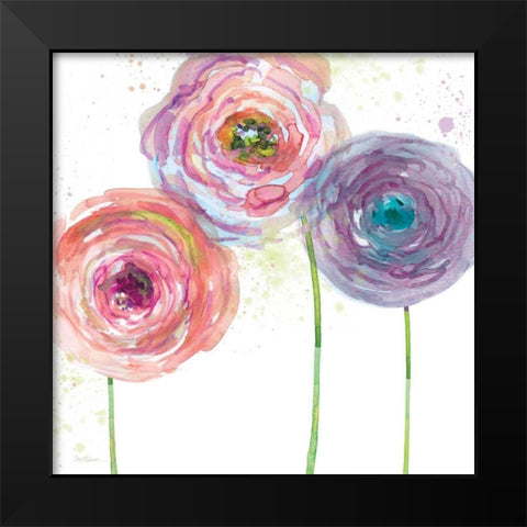 Summer Fields III Black Modern Wood Framed Art Print by Robinson, Carol