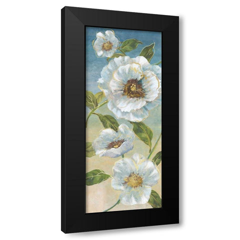 Poppy Paradise II Black Modern Wood Framed Art Print by Nan