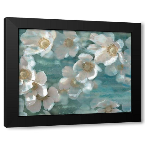 White Magic Black Modern Wood Framed Art Print with Double Matting by Nan