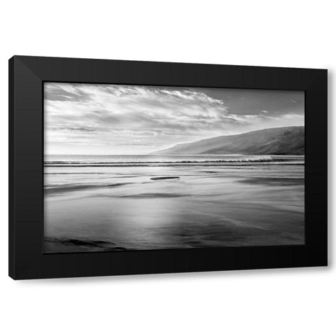 Contemplating Black Modern Wood Framed Art Print by Calascibetta, Mike
