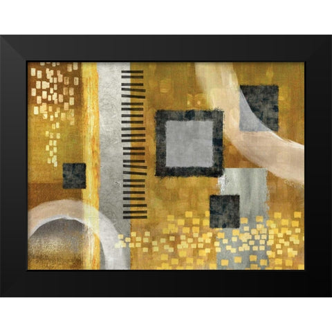 Sonata Black Modern Wood Framed Art Print by Knutsen, Conrad