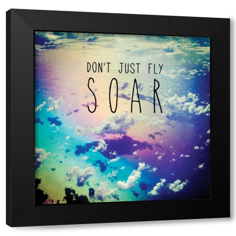 Soar Black Modern Wood Framed Art Print by Delimont, Danita