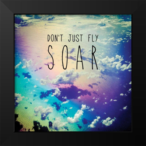 Soar Black Modern Wood Framed Art Print by Delimont, Danita