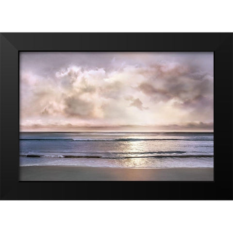 Velvet Beach Black Modern Wood Framed Art Print by Calascibetta, Mike