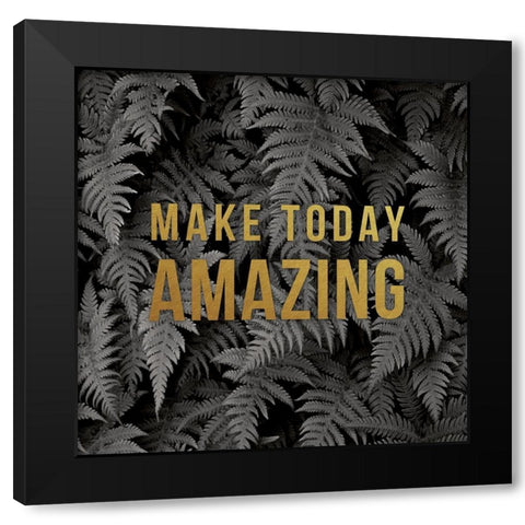 Make Today Black Modern Wood Framed Art Print with Double Matting by Delimont, Danita