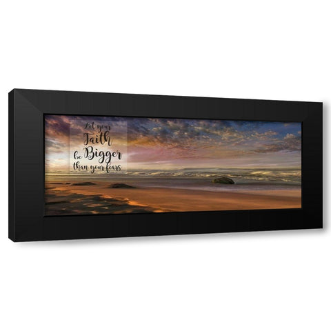 Your Faith Black Modern Wood Framed Art Print with Double Matting by Calascibetta, Mike