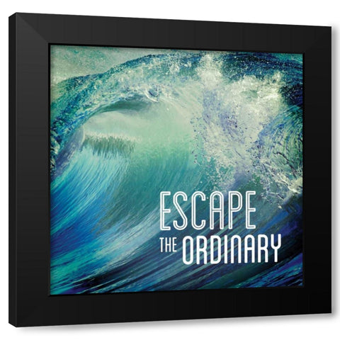 Escape the Ordinary Black Modern Wood Framed Art Print by Delimont, Danita