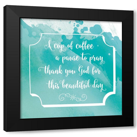 Beatuiful Day Black Modern Wood Framed Art Print with Double Matting by Murray, Amanda