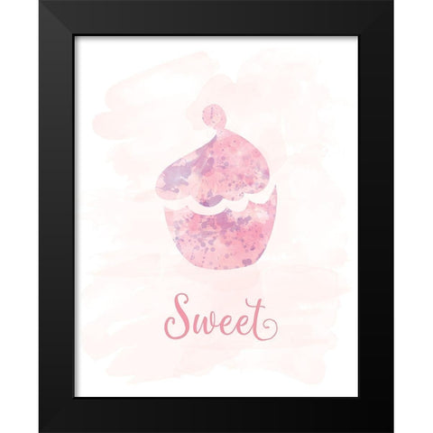 Sweet Black Modern Wood Framed Art Print by Murray, Amanda