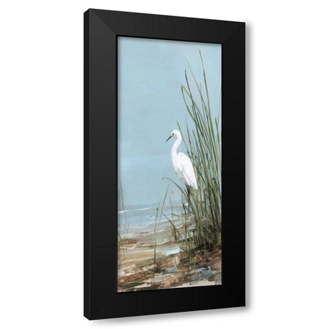 Island Egret II Black Modern Wood Framed Art Print with Double Matting by Swatland, Sally