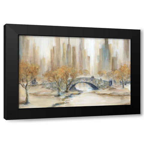 Central Park Black Modern Wood Framed Art Print by Dunlap, Marilyn