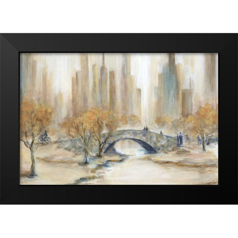 Central Park Black Modern Wood Framed Art Print by Dunlap, Marilyn