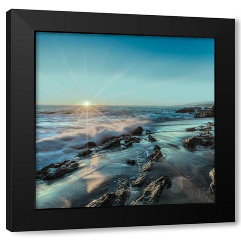 Laguna Light Black Modern Wood Framed Art Print by Delimont, Danita