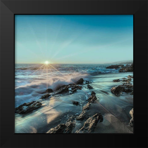 Laguna Light Black Modern Wood Framed Art Print by Delimont, Danita