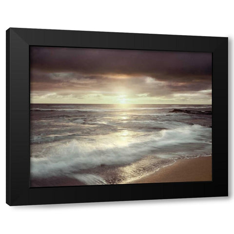 Friday Night Black Modern Wood Framed Art Print by Delimont, Danita