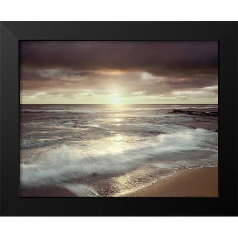 Friday Night Black Modern Wood Framed Art Print by Delimont, Danita